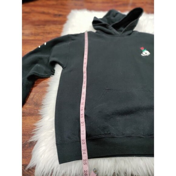 Riot Society Long Sleeve Kangaroo Pocket Loungewear Streetwear Hoodie Black Med - Picture 5 of 6